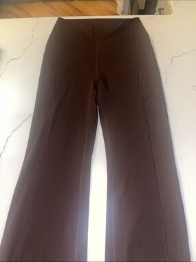Glowmode High-Rise Brown Flare leggings